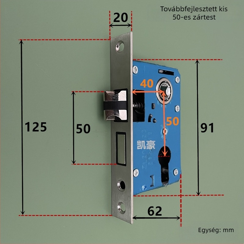 Rozsdamentes acél zártest, méret 50, modellek 5845, 4558, 4585, 5840, 4058