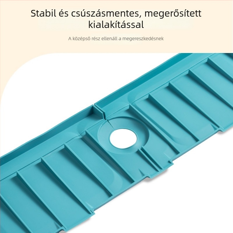 Silikon drenázsmatrac konyhához és fürdőszobához, csúszásmentes munkalapvédő