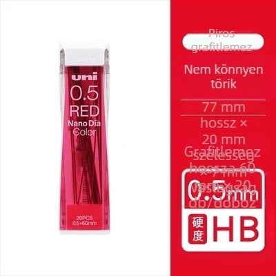 0,5 mm-es színes ceruza grafit töltőanyag – csere, nano-törésálló, rajzoláshoz