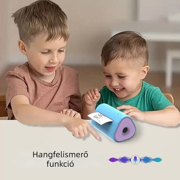 AI nyomtató WiFi-vel, hanggenerált képekkel, tinta nélkül, hőnyomtató