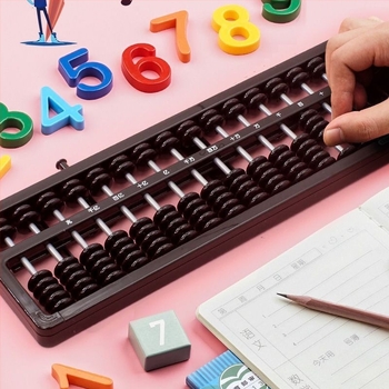 Hobby LT5001 17/13 soros gyöngyös abakusz, fekete, mentális aritmetika és általános matematika tanulásához.
