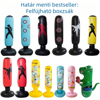 Felfújható edzőoszlop bokszhoz és taekwondohoz, PVC