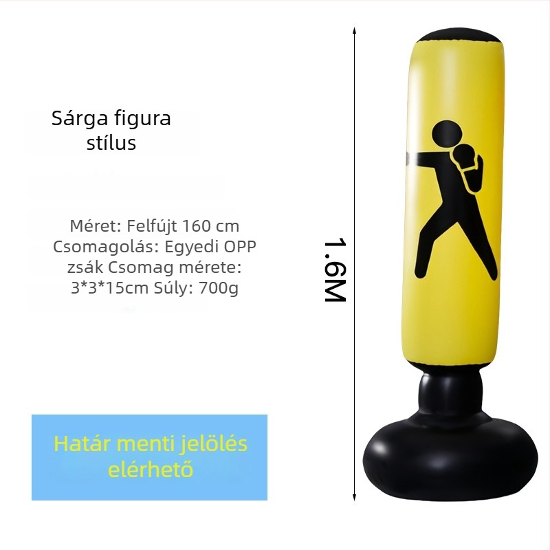 Felfújható edzőoszlop bokszhoz és taekwondohoz, PVC