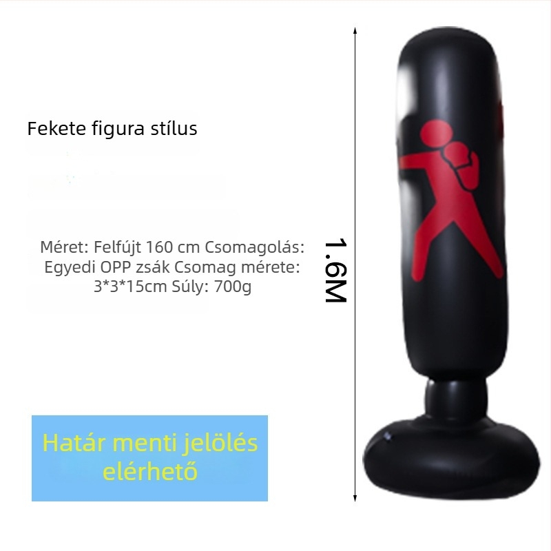 Felfújható edzőoszlop bokszhoz és taekwondohoz, PVC