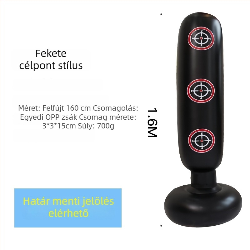 Felfújható edzőoszlop bokszhoz és taekwondohoz, PVC
