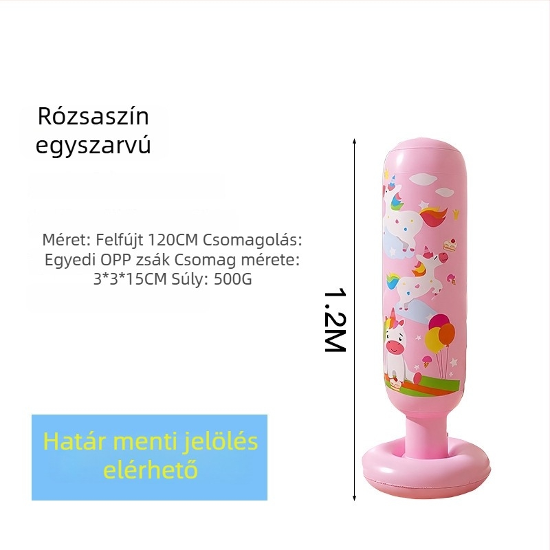 Felfújható edzőoszlop bokszhoz és taekwondohoz, PVC