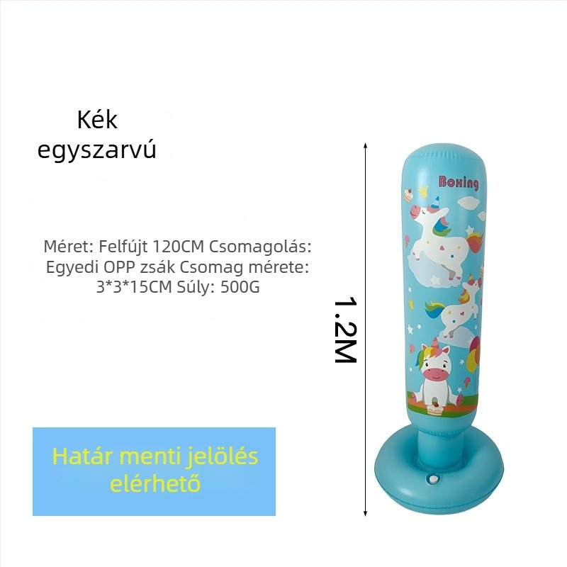 Felfújható edzőoszlop bokszhoz és taekwondohoz, PVC