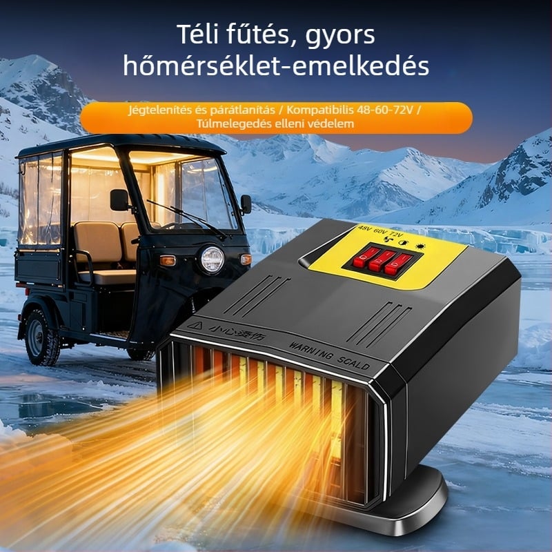 Elektromos fűtőberendezés három- és négykerekű járművekhez, 48-70V, Defrosting and Defogging – Hongguan New Energy