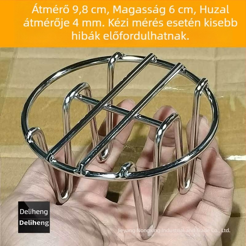 Ultra vastag rozsdamentes acél gőzölő rács mini egészségügyi edényhez, kompakt elektromos gőzölő aljzat hálóval, magas láb és hőszigetelő alátét