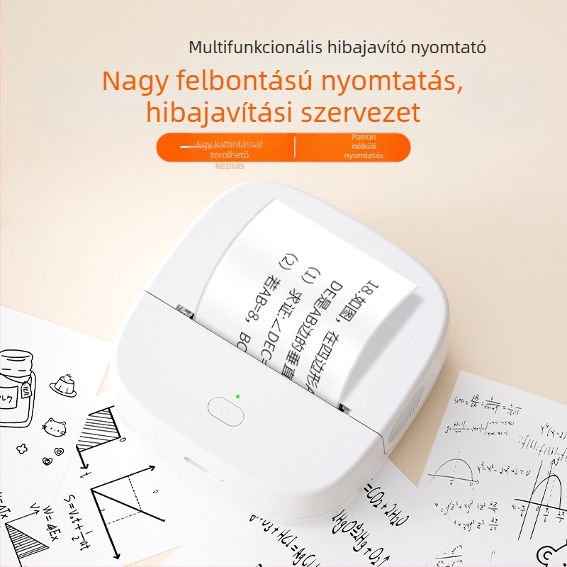 Qirui C30 széles formátumú hőnyomtató címkékhez, 3 hüvelykes címkékhez, otthoni használatra és mini fotónyomtatásra
