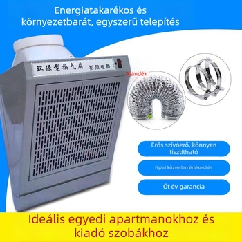 Konyhai falra szerelt szagelszívó oldalsó beszívással, egy főzőzónához, erős szívóerővel.