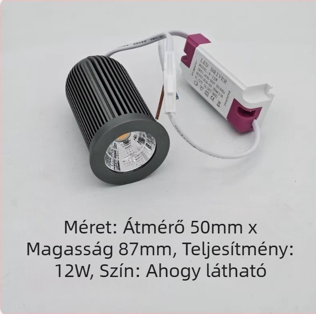 COB LED izzó tokmányhoz, bemenet 24V/36V, 220V meghajtó nélküli downlight, rácsos világítás, spot, mennyezeti világítás, 12V lámpa