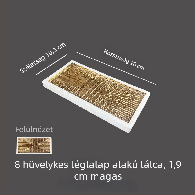 Japán stílusú kerámia lapos tál arany- és ezüst díszítéssel, kreatív sushi tál, grill tál és marhanyelv tál