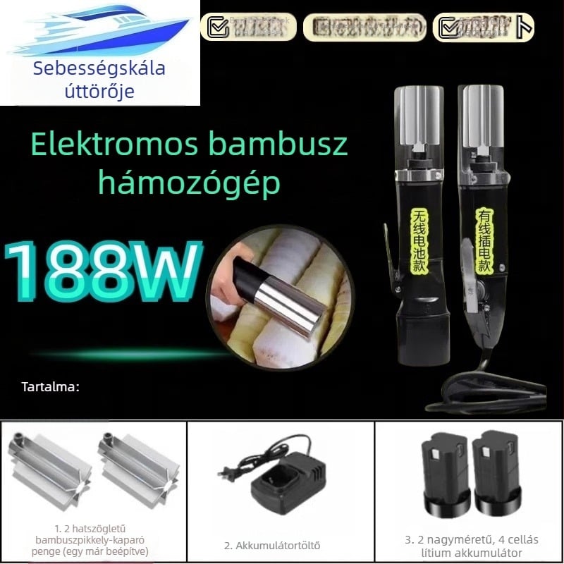 188W Fejlesztett, teljesen automata bambusz- és gyökérzöldségkaparó készülék burgonyához și taróhoz