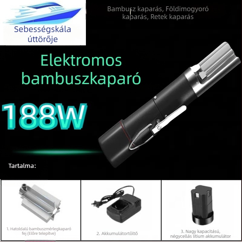 188W Fejlesztett, teljesen automata bambusz- és gyökérzöldségkaparó készülék burgonyához și taróhoz