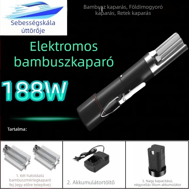188W Fejlesztett, teljesen automata bambusz- és gyökérzöldségkaparó készülék burgonyához și taróhoz