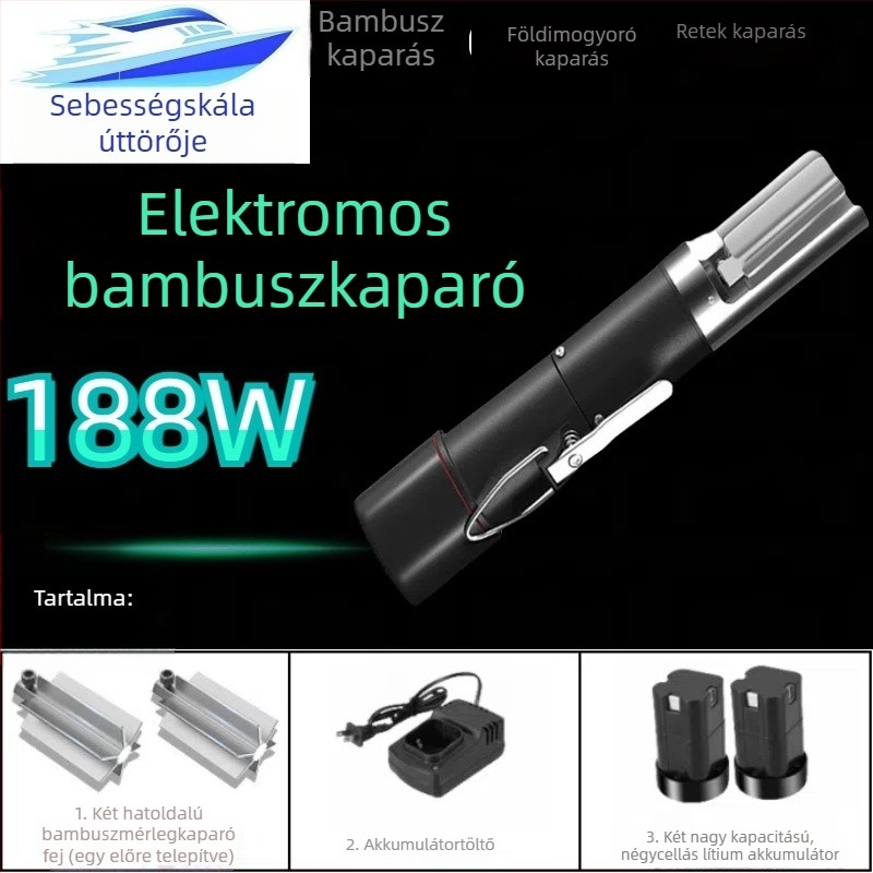 188W Fejlesztett, teljesen automata bambusz- és gyökérzöldségkaparó készülék burgonyához și taróhoz