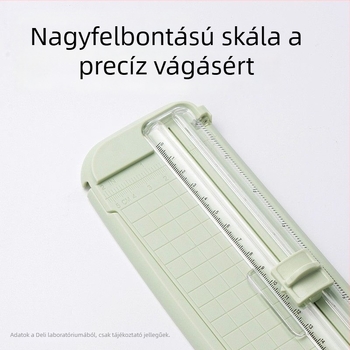 Deli TD900 Mini papírvágó – Biztonságos kézi vágóeszköz diákoknak