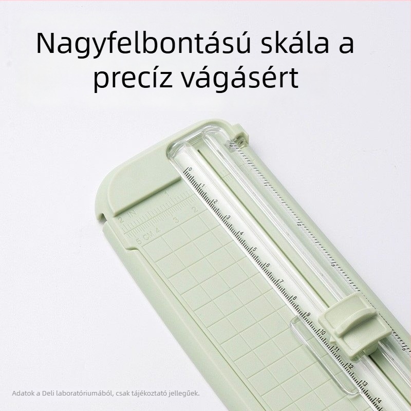 Deli TD900 Mini papírvágó – Biztonságos kézi vágóeszköz diákoknak
