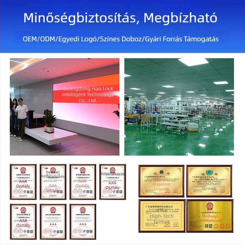Jelszavas zár szállodai és apartman bérléséhez, lopás elleni védelem, zár faajtókhoz, ideiglenes jelszó, feloldás alkalmazáson keresztül vagy kulccsal