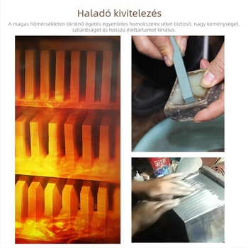 Zöld szilícium-karbid élező kő, olajos kő, 10×40×200 mm, lapos négyzet alakú, polírozásra és megmunkálásra