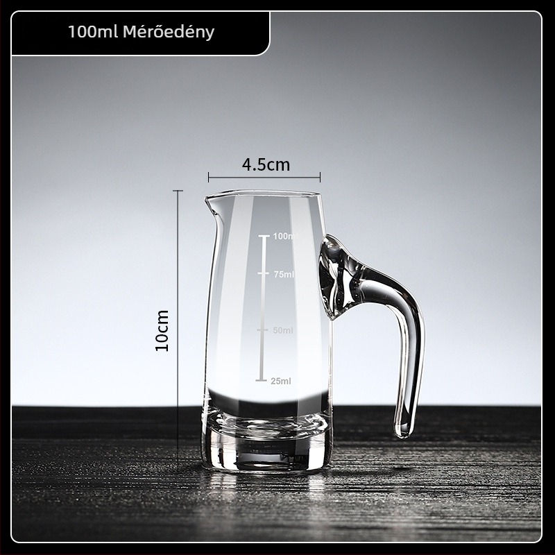 100 ml-es üveg dekantáló készlet aerátorral, otthoni használatra