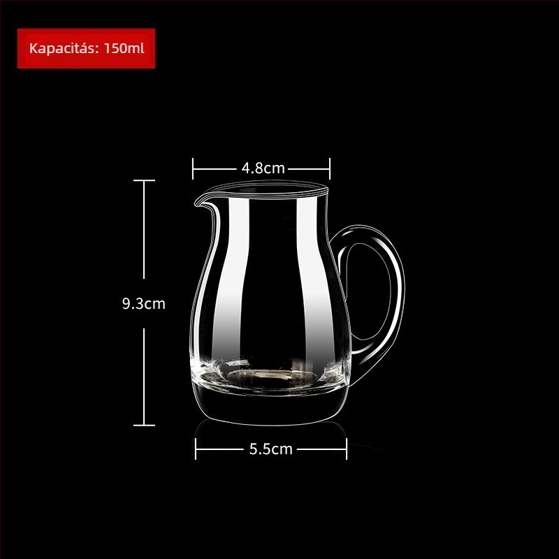 100 ml-es üveg dekantáló készlet aerátorral, otthoni használatra