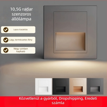 Radar szenzoros LED lépcsőfok világítás, 86-os típusú alaplámpa folyosóra és bejárathoz
