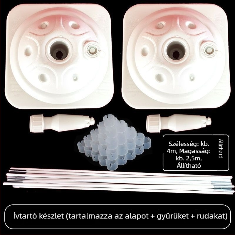 Ívelt lufiarca, esküvők, megnyitók és születésnapok dekorációjához