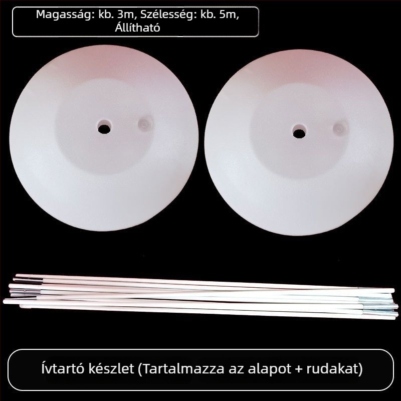 Ívelt lufiarca, esküvők, megnyitók és születésnapok dekorációjához