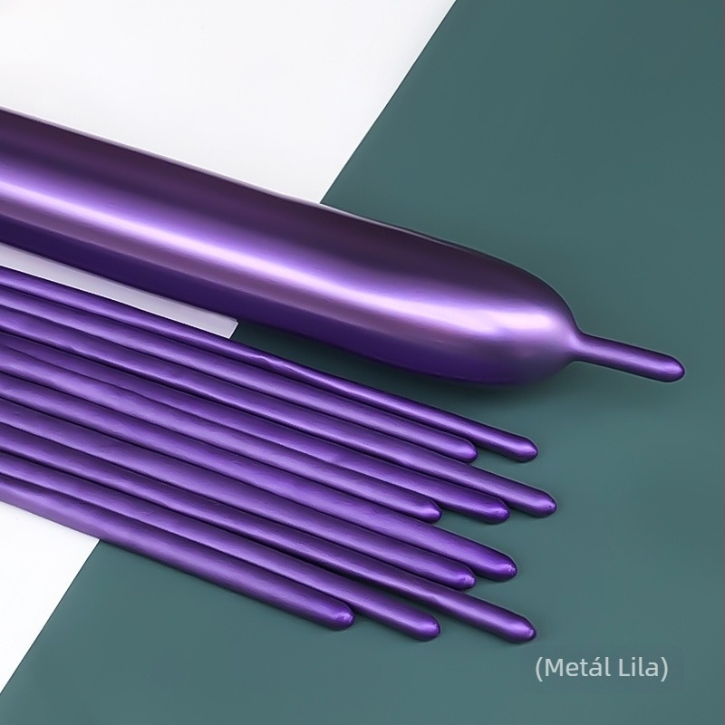 10 colos vastag, kerek latex lufik makaron-színű lilás árnyalatban, elegáns születésnapi és üzletmegnyitó dekorációhoz