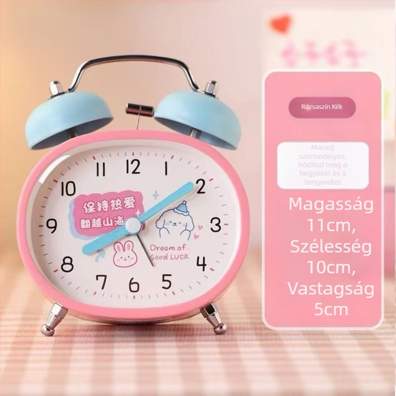 Nagy hangerősségű ébresztőóra nehéz felébredéshez - asztali óra