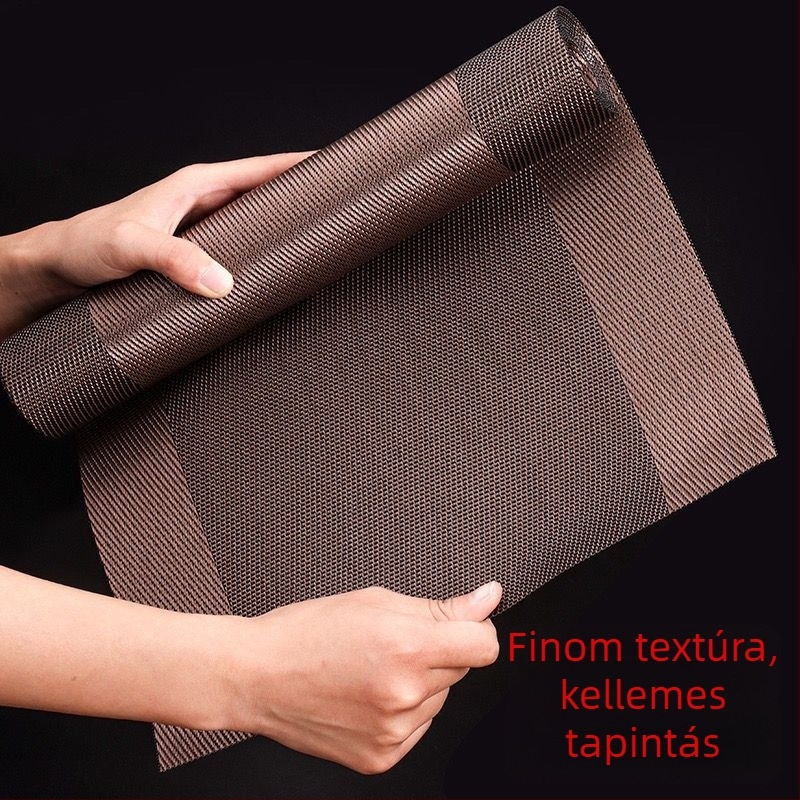 Új kínai stílusú asztalterítő teás asztalhoz, Zen ihletésű vízálló tea mat, hosszú téglalap alakú anyag