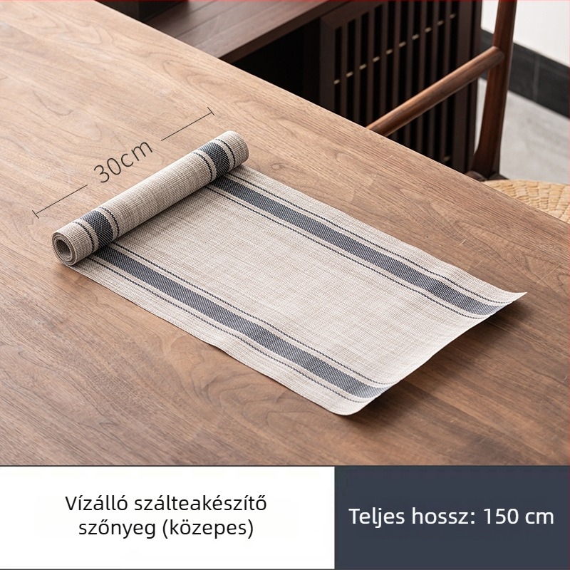 Kínai Zen stílusú asztali futó, vízálló teaceremóniához