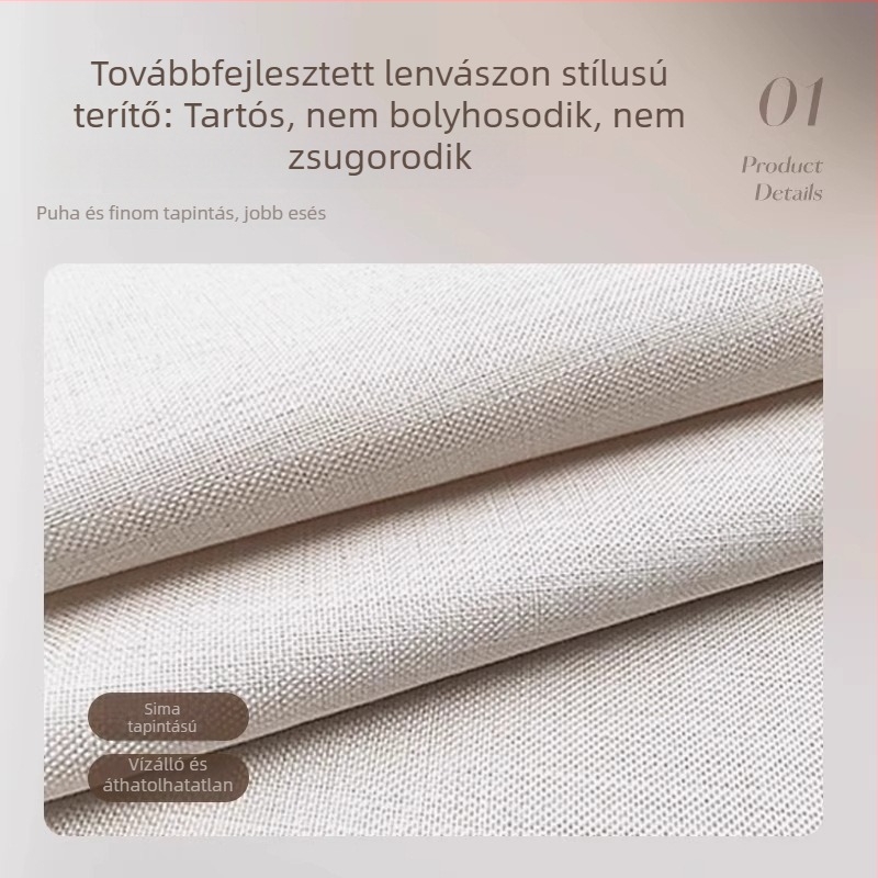 Új kínai stílusú asztalterítő teás asztalhoz, vízálló és hőálló, téglalap alakú retro mintás növény- és virágmotívummal