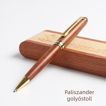 Rosewood ajándék tollkészlet aláíró tollal vállalati és irodai használatra – emlékfa toll