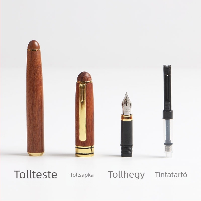 Rosewood ajándék tollkészlet aláíró tollal vállalati és irodai használatra – emlékfa toll