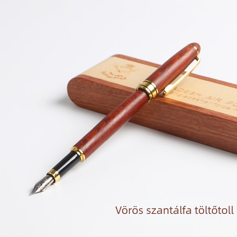 Rosewood ajándék tollkészlet aláíró tollal vállalati és irodai használatra – emlékfa toll