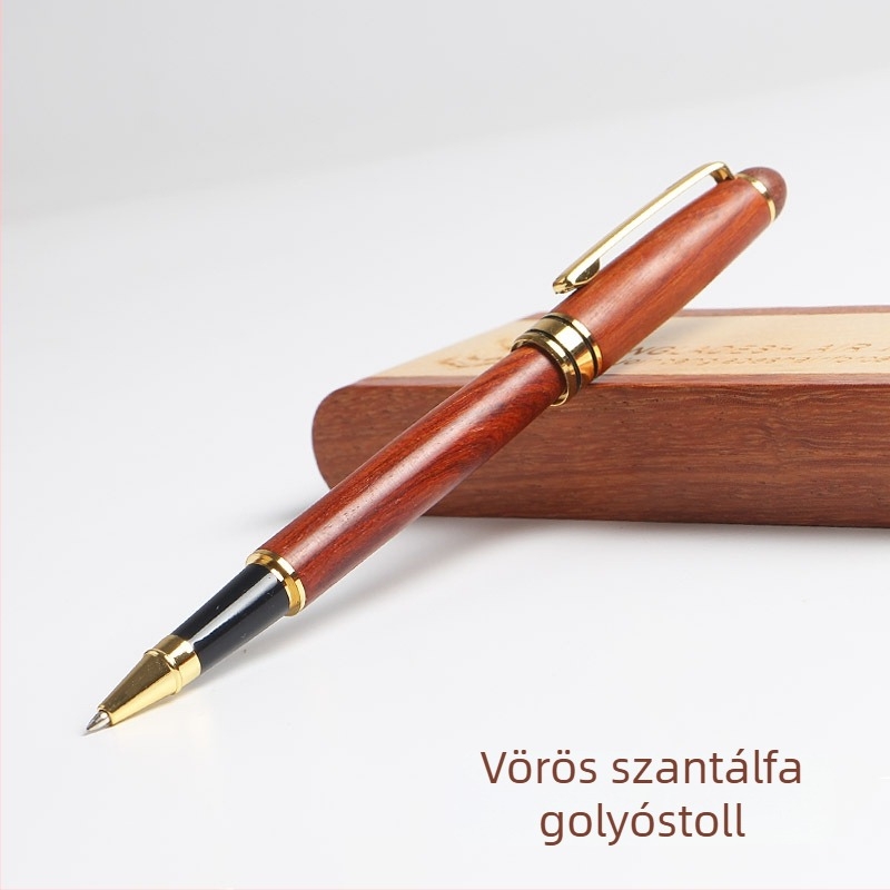 Rosewood ajándék tollkészlet aláíró tollal vállalati és irodai használatra – emlékfa toll