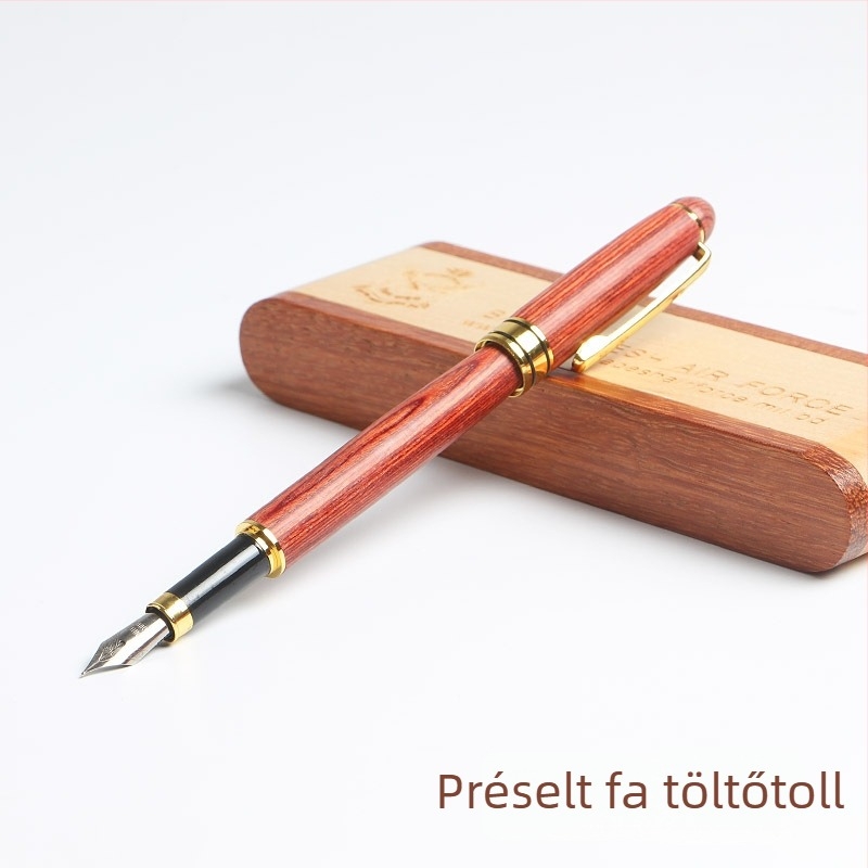 Rosewood ajándék tollkészlet aláíró tollal vállalati és irodai használatra – emlékfa toll