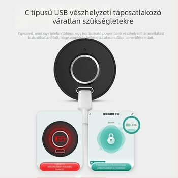 Beépített ujjlenyomat-olvasós szekrényzár rejtett szereléssel, Bluetooth intelligens zár fiókokhoz és szekrényekhez