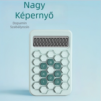 12 számjegyű csendes aritmetikai kalkulátor digitális kijelzővel – irodai kellékek, modell Q9