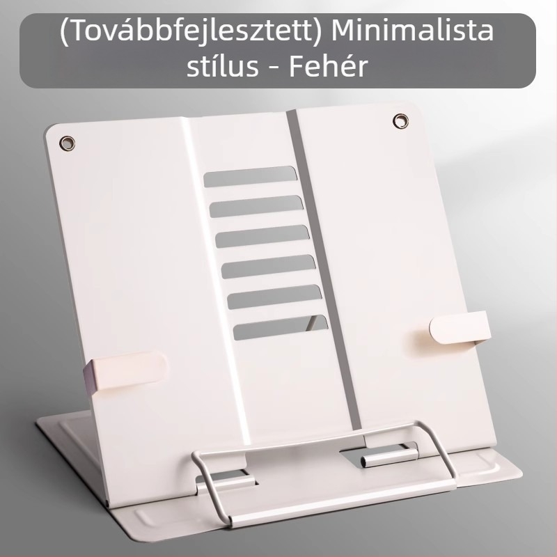Állítható olvasóállvány az asztalhoz – kompakt könyv tartó diákoknak