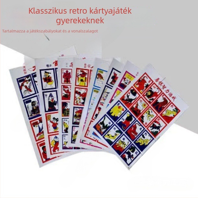 Gyermekek asztali kártyajátéka: katonai sakk és állatsakk, nosztalgikus külföldi rajzfilmek az 1980–1990-es évekből