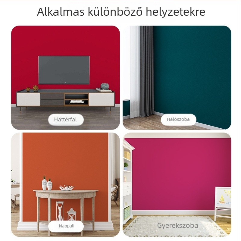 Egyszínű, öntapadós falikép – vízálló faldekoráció hálószobába és kollégiumba, tapéta és asztali matricák
