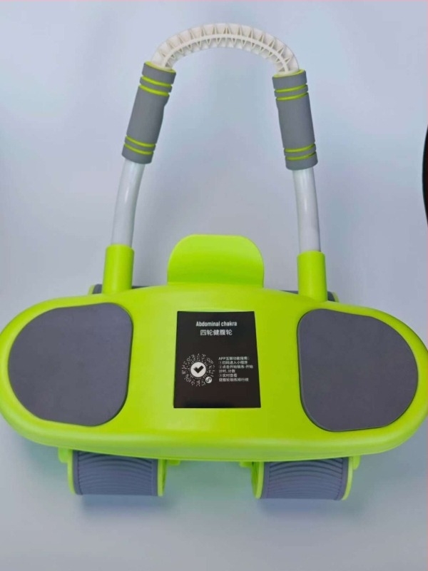 Hasizom görgő automatikus visszapattanással és könyöktámasz-támogatással – otthoni fitnesz eszköz