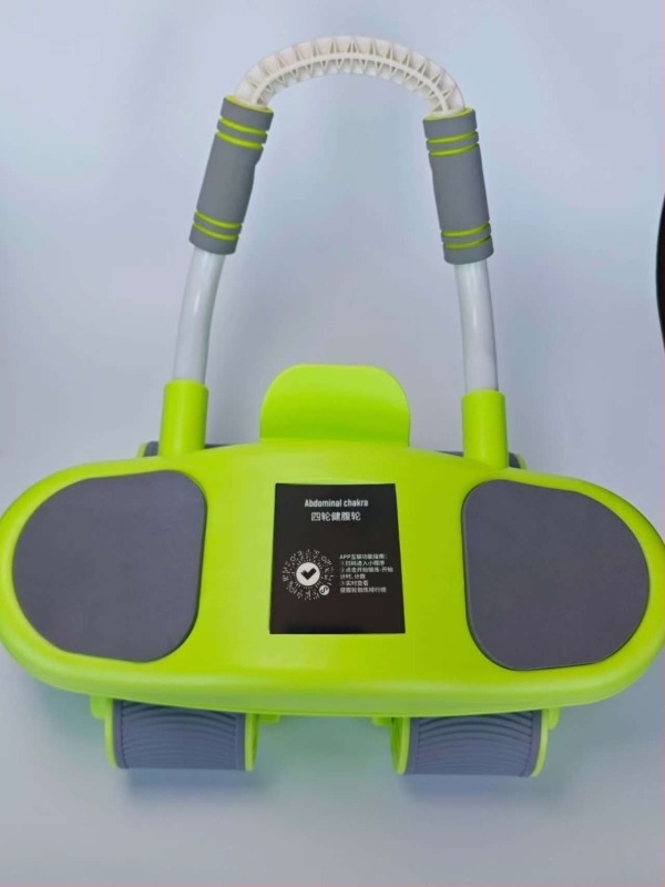 Hasizom görgő automatikus visszapattanással és könyöktámasz-támogatással – otthoni fitnesz eszköz