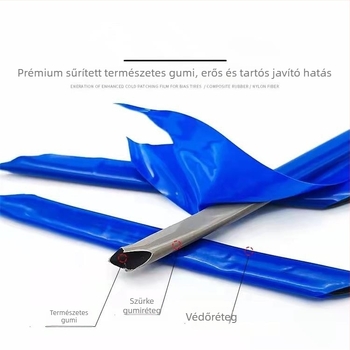 Vulkanizáló anyag gumijavító készlethez tubeless gumikhoz – autós vészhelyzeti eszköz