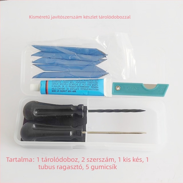 Vulkanizáló anyag gumijavító készlethez tubeless gumikhoz – autós vészhelyzeti eszköz