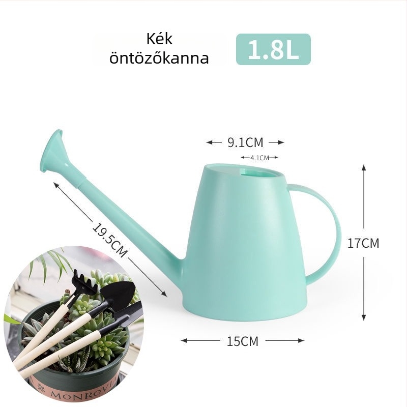Hosszúcsövű öntöző kanna otthoni kerthez